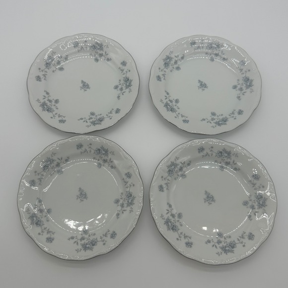 Johann Haviland Other - Johann Haviland Blue Garland Bread Butter Plates Set 4 Bavaria Germany 6in